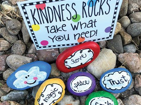 kindness rocks words list