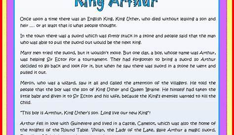 King Arthur Summary | PDF | King Arthur | Lancelot