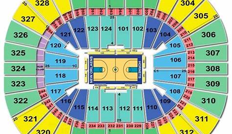 King Center Seating Chart With Seat Numbers