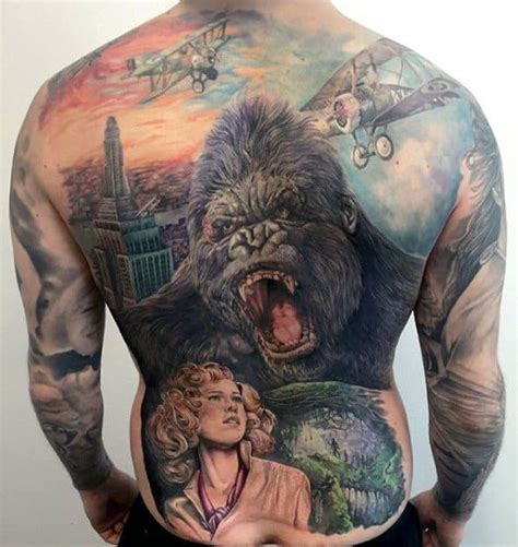 Famous King Kong Tattoo Design Ideas