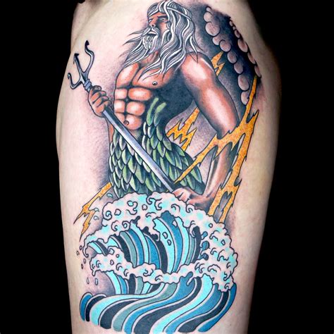 Incredible King Neptune Tattoo Designs References