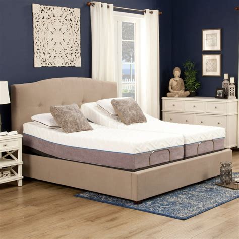King Size Bed Frame Base Mattress With Storage Drawer Fabric MILA Buy