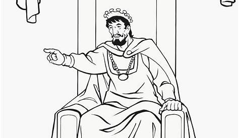 King Solomon Coloring Sheet