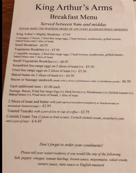 King Arthur Restaurant