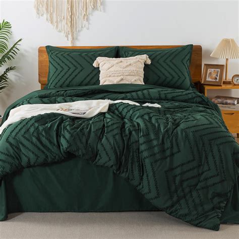 King Bed Comforter Set Emerald Green