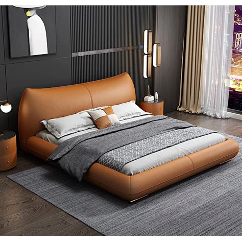 King Bed Leather