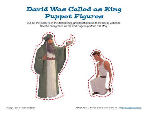 King Bible Puppet Printable
