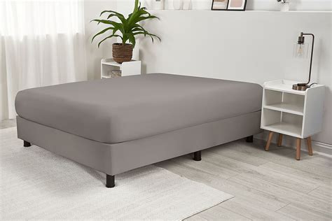 King Box Spring Cover Gray