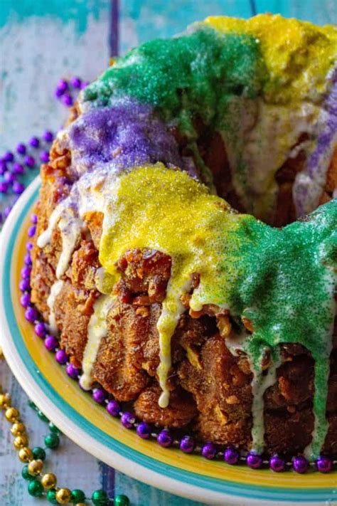 King Cake Monkey Bread