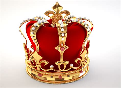 king crown 3d image