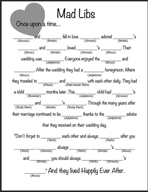 King Mad Libs Printable