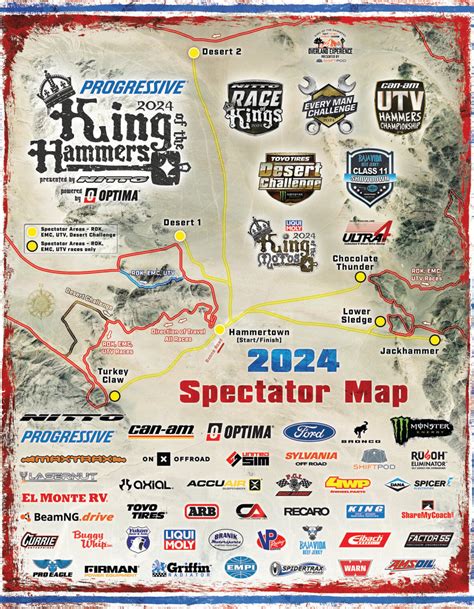 King Of Hammers 2024 Map
