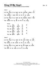 King of My Heart John Mark McMillan Lyrics and Chords Worship