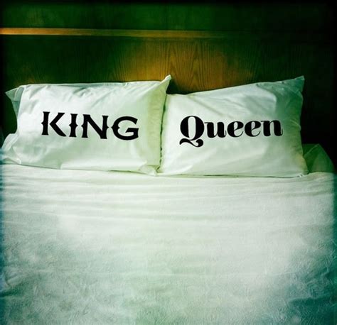King Queen Pillowcase Set