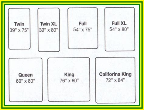 king single sheet measurements