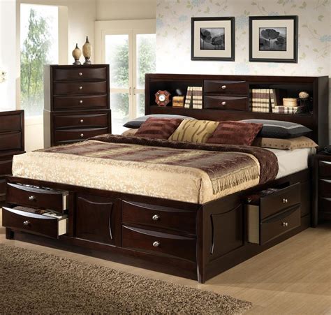 king size bed with built in storage