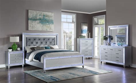 King Size Bedroom Sets With Led Lights