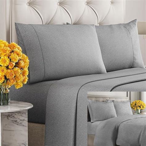 King Size Grey Sheet Set