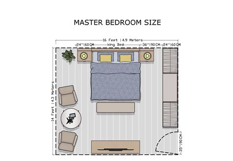 King Size Master Bedroom Size