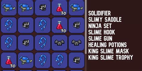 King Slime Drop Rates