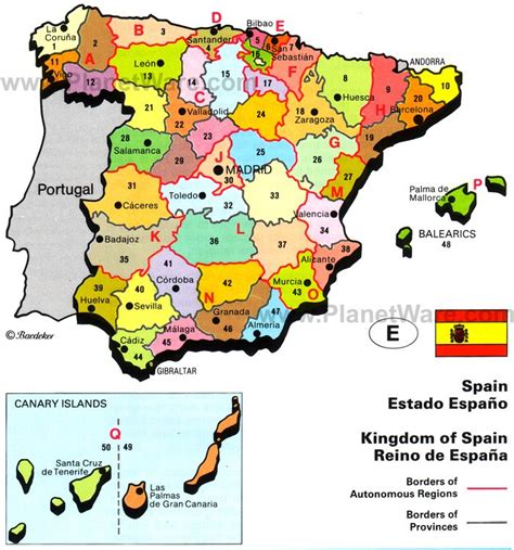 Kingdom Of Spain Map