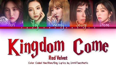 kingdom come lyrics red velvet