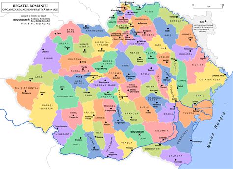 kingdom of romania map