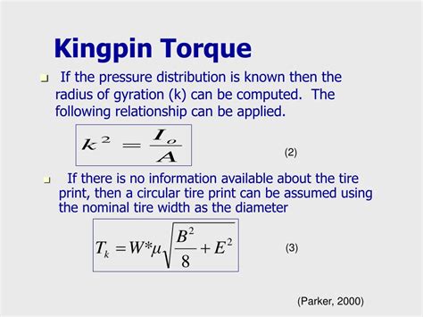 Kingpin Torque Settings