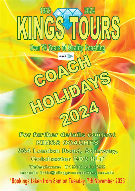 kings coach holidays 2024