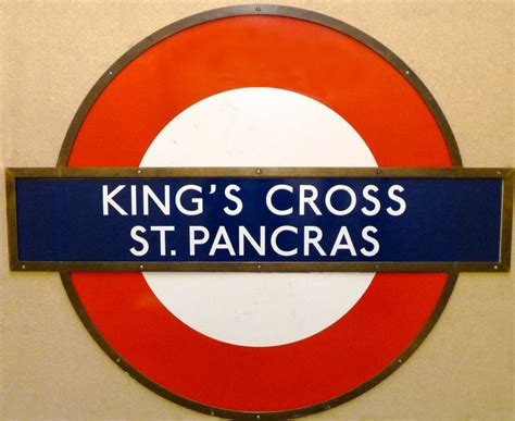 kings cross station sign