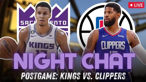kings vs clippers live