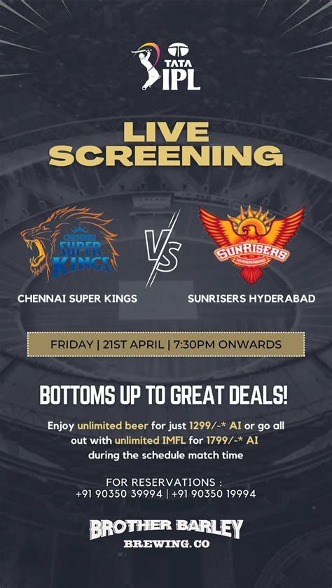 kings vs sunrisers tickets