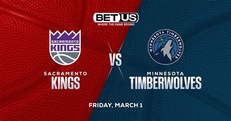 kings vs timberwolves odds