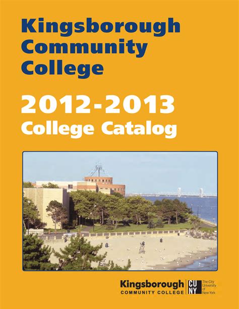 kingsborough community college calendar