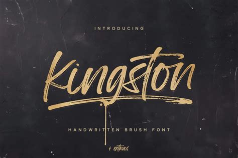Kingston Script Brush Font