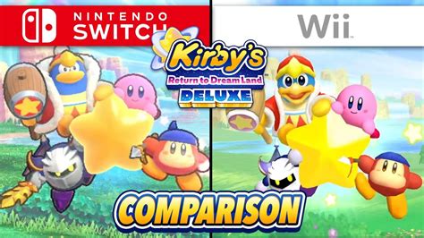 Kirby Return To Dreamland Wii Vs Switch
