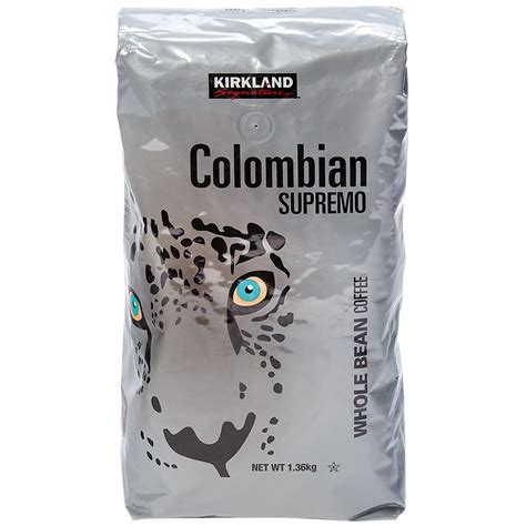 kirkland colombian coffee beans