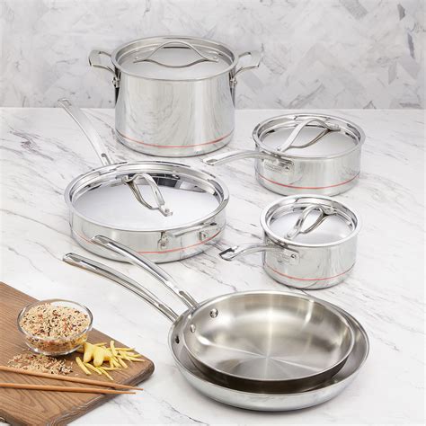 kirkland stainless steel cookware set