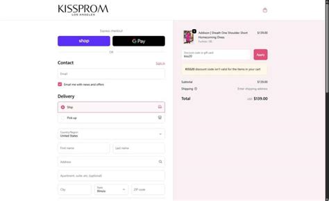 kiss prom discount code