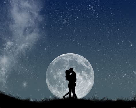 kisses in the moonlight