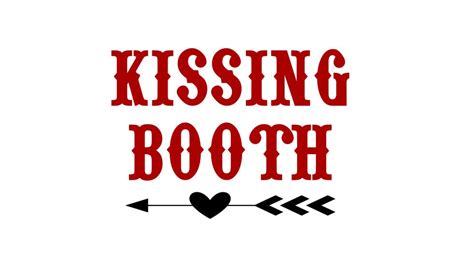 Kissing Booth SVG DXF Cut File
