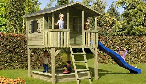 Une véritable petite maison en bois : la Julia de Axi - Cabane-enfant.net