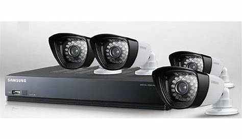 Kit Camera De Surveillance Samsung SDSP4042P/EX Avec 4 Caméras