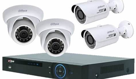 Kit Videosurveillance Dahua Vidéosurveillance Hdcvi 4 Dômes 1080p Vidéo