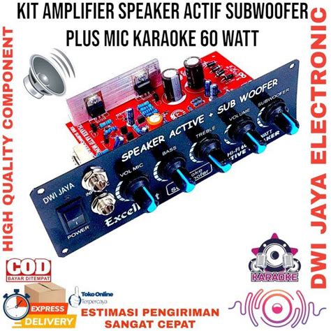 Kit Amplifier Speaker Aktif