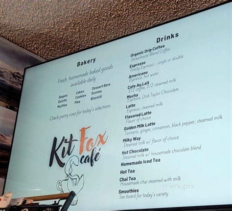 Kit Coffee Irvine Menu