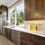 kitchen backsplash for dark wood cabinets