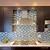 kitchen backsplash mosaic blue