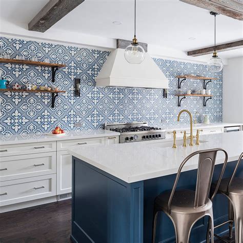 List Of Kitchen Backsplash Tile Blue References