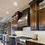 kitchen backsplash with dark wood cabinets